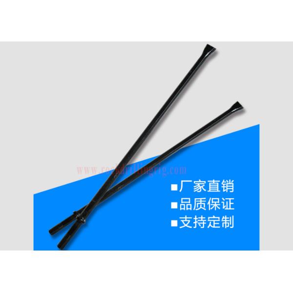 Plug Hole Rock Drill Rods Carbon Steel For Mining / Blasting 20 - 42mm Diameter