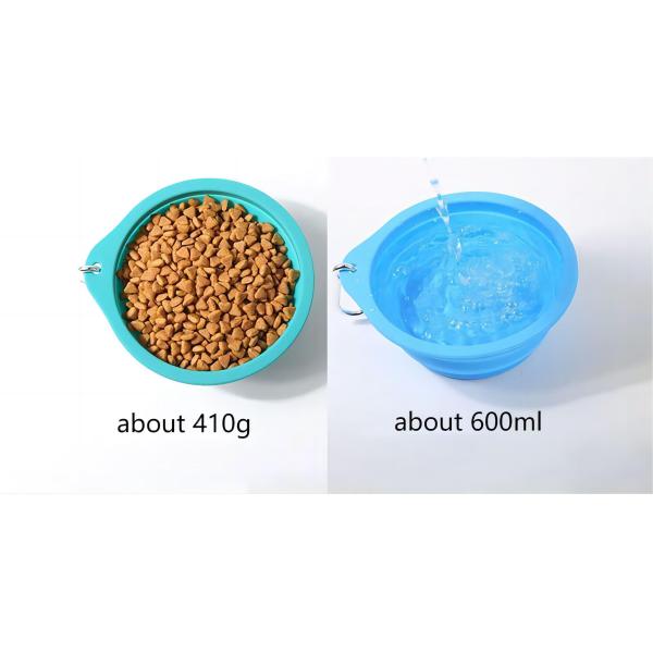 Travel-Friendly Silicone Pet Bowl for Slow Food and Drinking Water on Outdoor Adventures