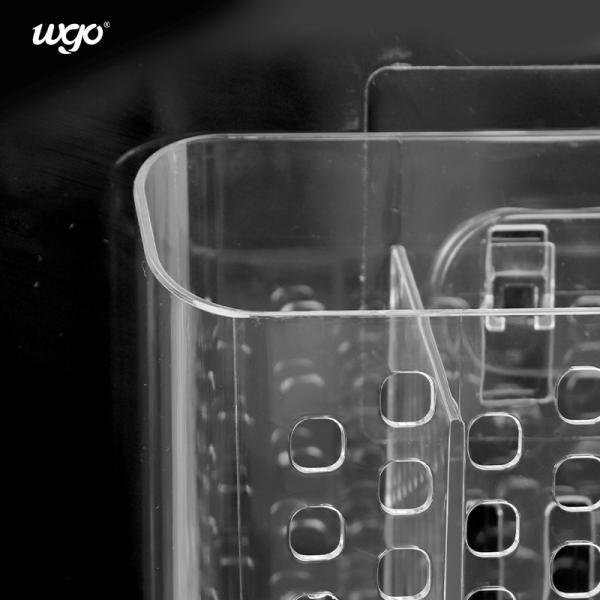 Ясный держатель стены корзины организатора ванны хранения кухни для Адвокатуры ливня