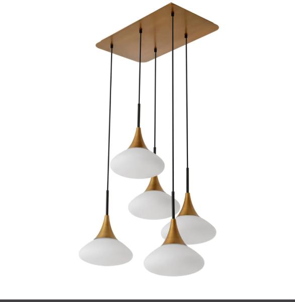 Hot Hanging Art Decorativo LED Modern Pendant Luces Dormitorio Villa Salón de la sala de estar Lustrero