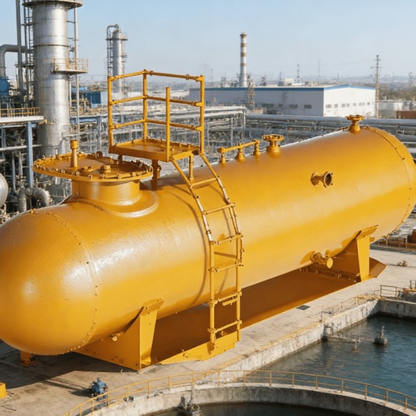 Fired Pressure Vessel with Advanced Thermal Containment Structural Reliability and High Grade Material Construction