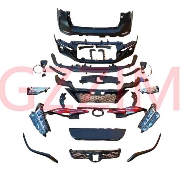 Toyota Fortuner 2020 Kit de corpo de lâmpada de pára-choque dianteiro traseiro de plástico