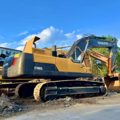 Used Korea Hydraulic Crawler Big Excavator Volvo 480 Good Performance High Work Efficiency