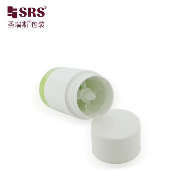 D048 Recycled Twist-Up Deodorant Stick Bottle Bottom Filled Cosmetic Packaging for Eco Focused Brands