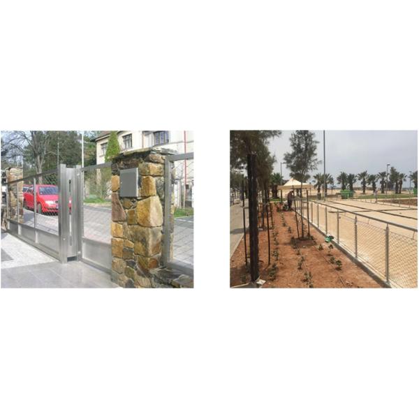 7X7 Zoo Enclosure Mesh 4.0mm Knotted Type Black Knotted Stainless Steel Rope Mesh