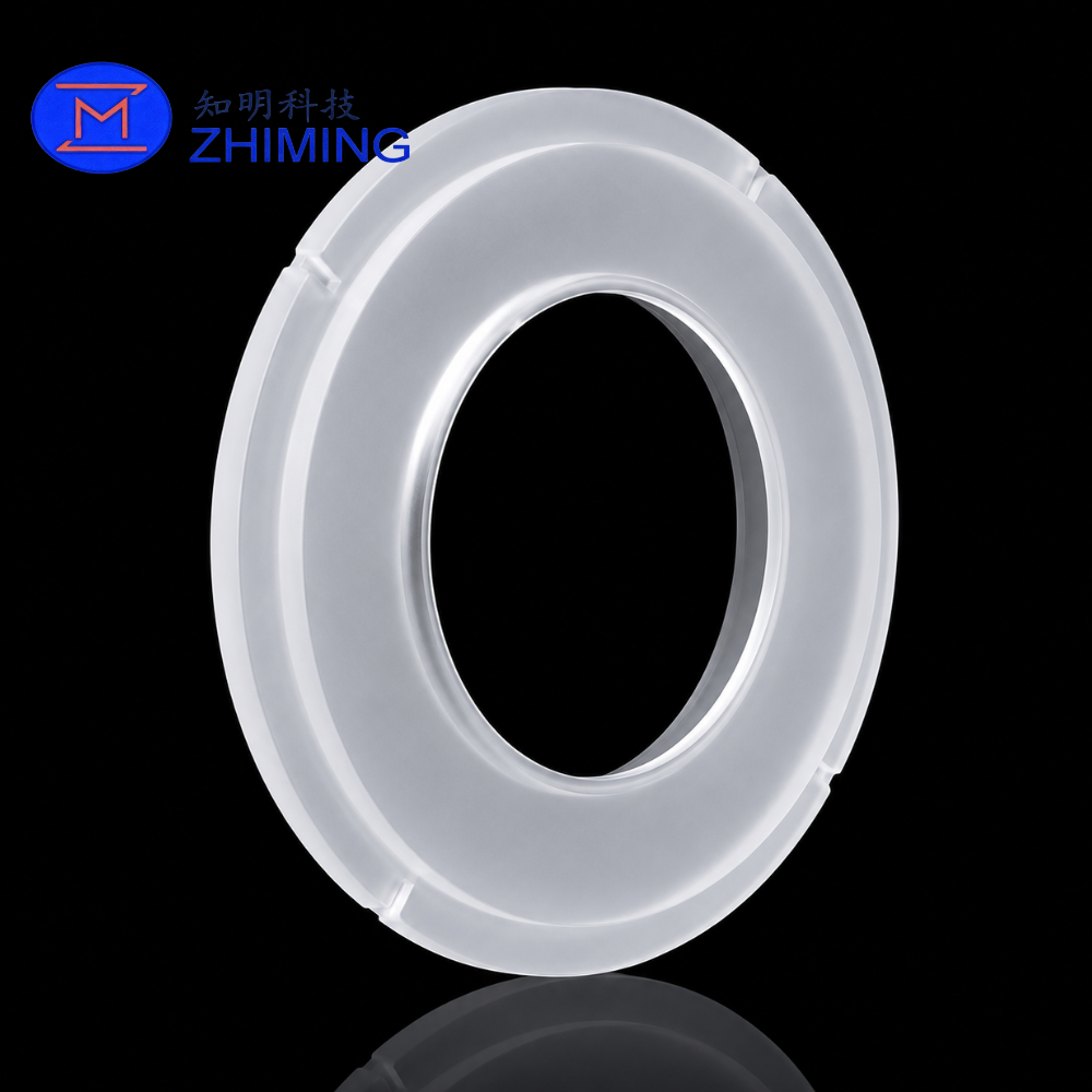 High-Purity Fused Quartz Retaining Ring with Stepped Annular Structure