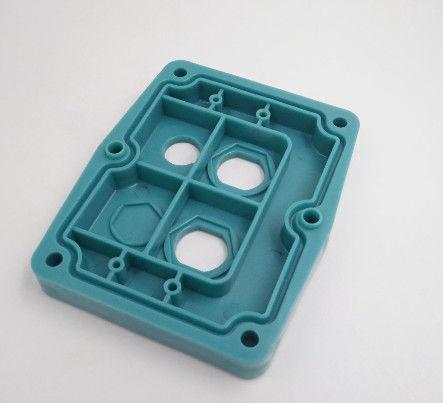 Waterproof Plastic Moulded Components Green Color Scratch Off Various Shape