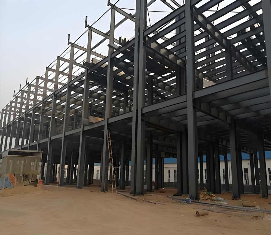 Building Galvanized Prefab Steel Structure for Farm Storage