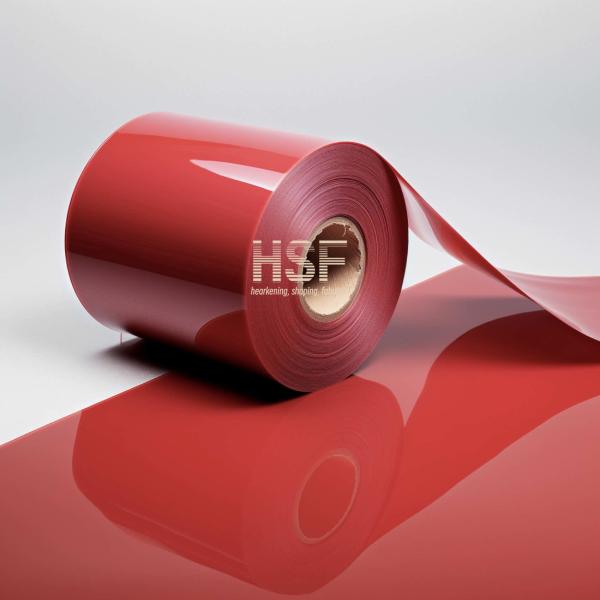 HSF Opaque Red PE Silicone Coated Release Film 2000mm