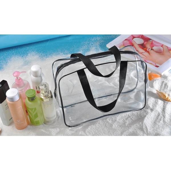 ODM PVC Cosmetic Bag Organizer Clear Toiletry Bag Set For Lady