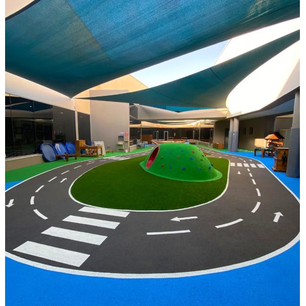 Цвета спортивной площадки ITF зерна противоударного EPDM поверхностного пластикового резиновые