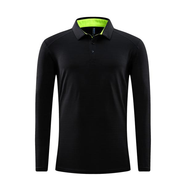 Рубашки поло гольфа логотипа изготовителя фабрики OEM изготовленные на заказ быстро сушат длинных людей рубашек рукава
