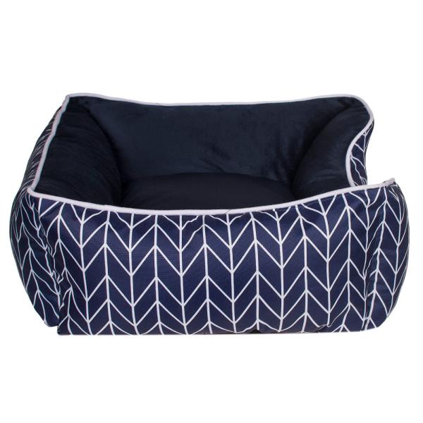 Linen Polyester Luxury Cat Dog Pet Bed Pet Bed Cushion Blue