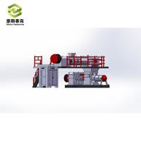 110 + 200KW Extrudindo lama Strip Out Condição de vácuo Máquina de fazer tijolos de argila totalmente automática