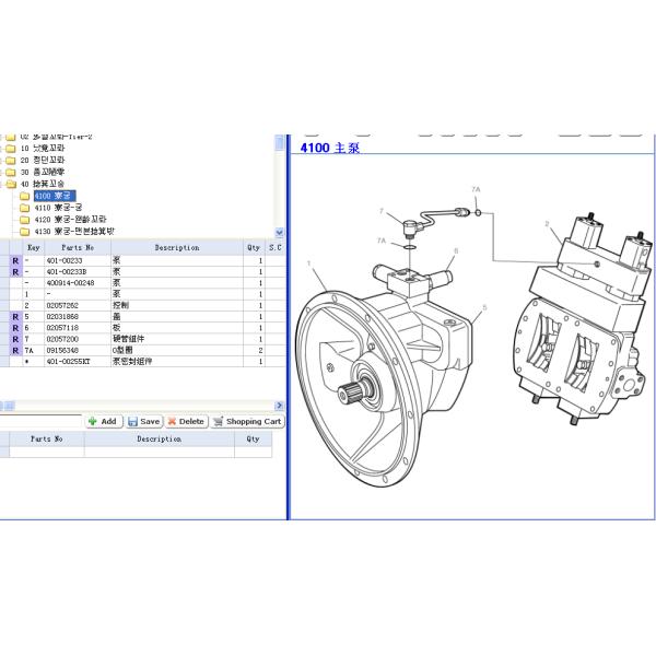 Части гидронасоса экскаватора A8VO160 покрывают для CAT E330 E330B