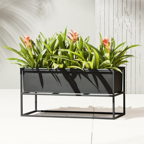 Rectangular Metal Flower Planter Galvanized Steel Garden Planters