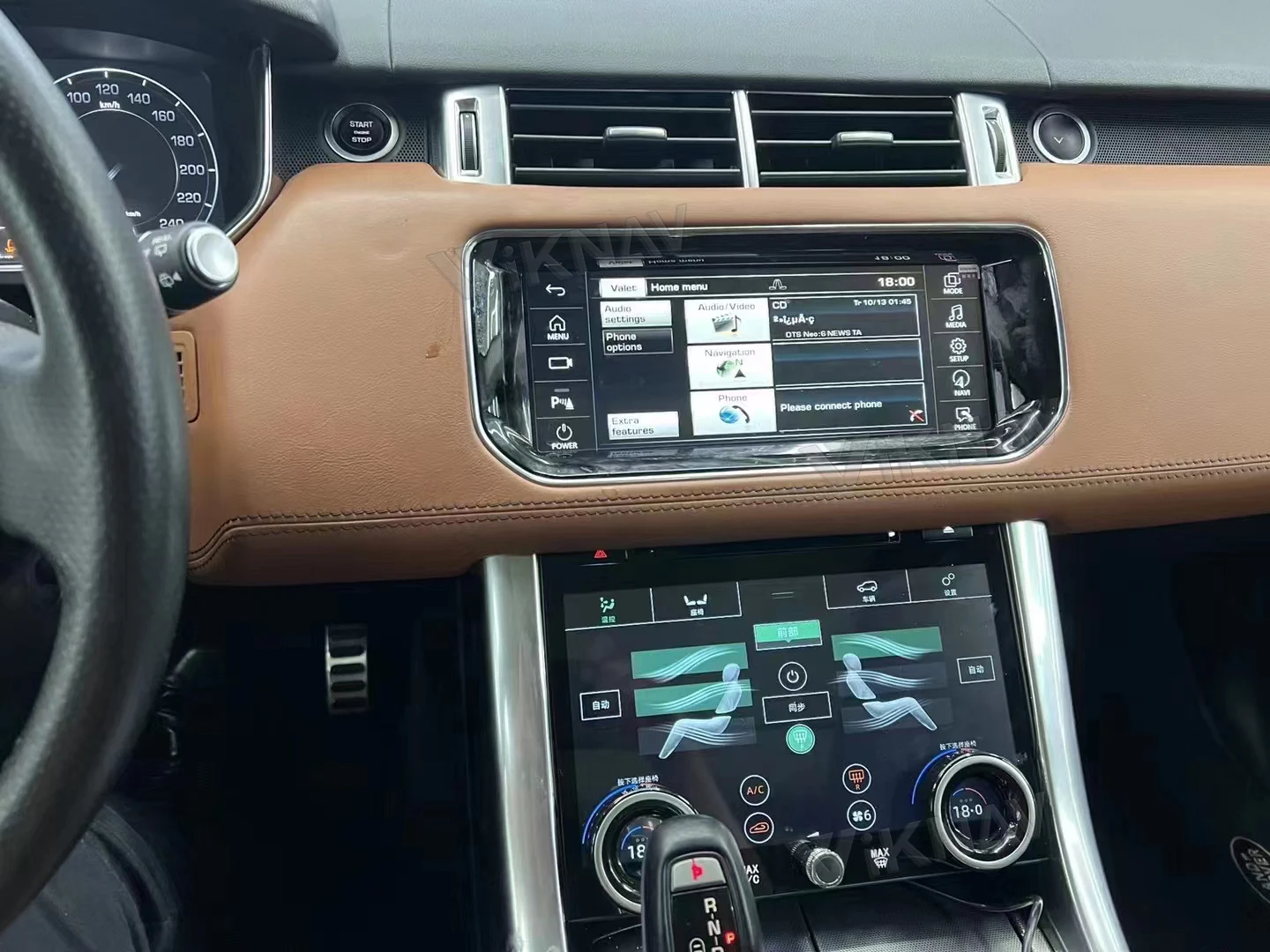 Радио для автомобилей с сенсорным экраном Android 12 для Range Rover Sport L494 2013-2017 GPS навигация Мультимедийный проигрыватель Android Auto