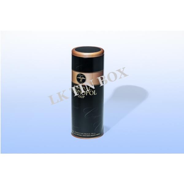 Diâmetro redondo da caixa 67 da lata do chá verde do cilindro da saúde, lata de lata lustrosa do chá do revestimento