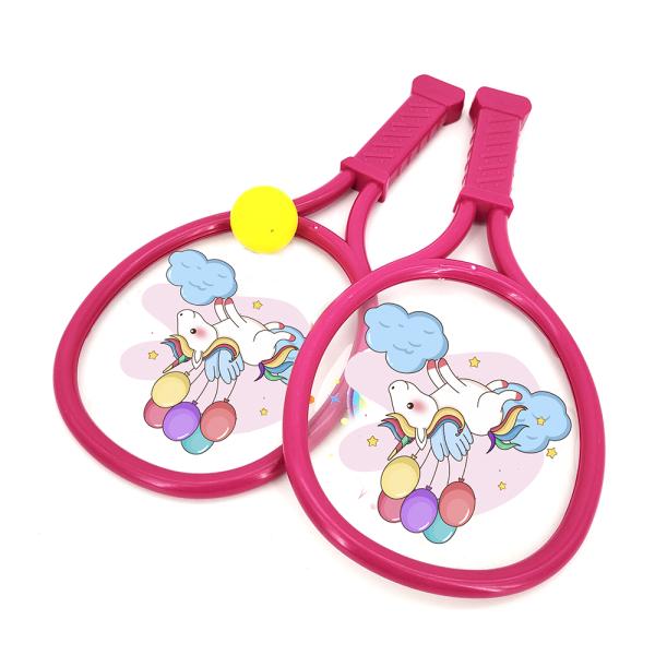 Ракетка мультфильма выдвиженческих пластиковых игрушек установленная для мероприятий на свежем воздухе ребенка родителя