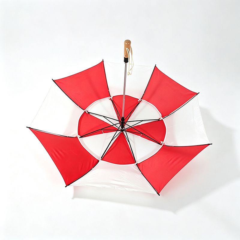 2-Fold Automatic Golf Umbrella with Double-Canopy Vented Design, One-Touch Auto-Open and Ultralight 560g