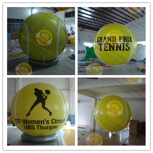 Advertising Helium Sport Balloons Bespoke Inflatable Fireproof Eye - Catching