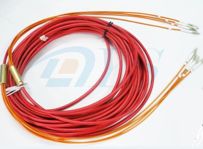 Flexibilidade alta de fibra óptica multimodo blindada do cabo de remendo de 4 núcleos para FTTH