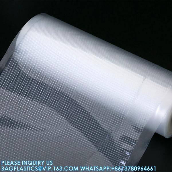 Bpa Free Plastic Storage Bag For Food Vacuum Sealer Bags Fruit Packaging Custom Printed Vacuum Sealer Rolls