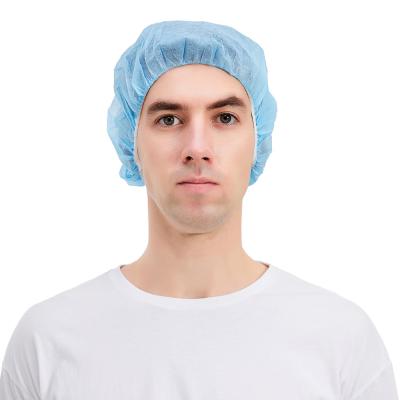 O círculo não tecido cirúrgico descartável esfrega os chapéus 20-60gsm