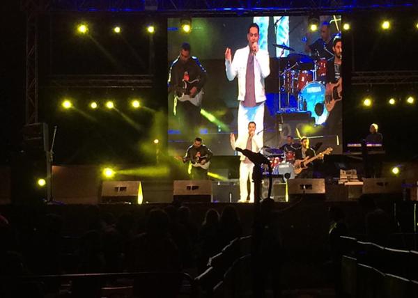 Background Stage LED Screen SMD Full Color P6 Die Casting Aluminum