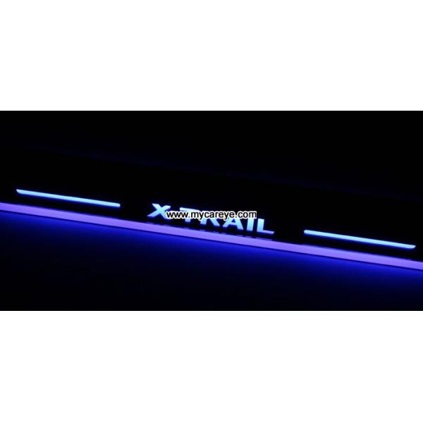 Nissan X-Trail car pedal set LED lights pedal car step Moving door scuff