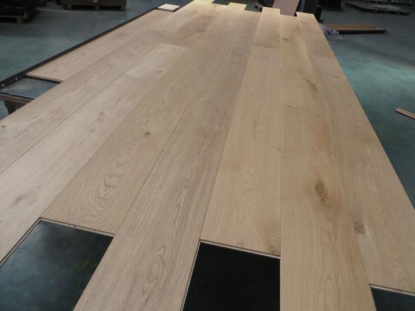 240mm/9.5 Wide Natural Oak Engineered Wood Flooring, Selected ABC Grade