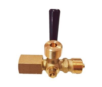 Brass 3 Way Cock Valve With 1/2' Bsp Inside And Outside Threads
