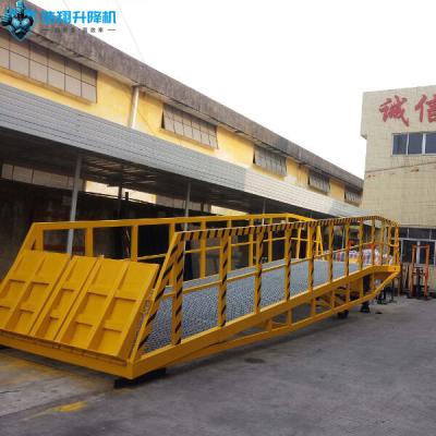 12t China Supplier Container Loading Dock Leveler Hydraulic Mobile Dock Loading Ramp Unloading Yard