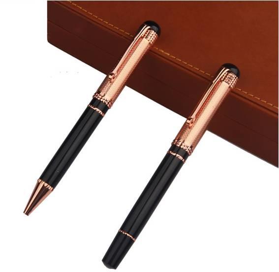 Chinese cheap wholesale rotating pen customized metal rotating ballpoint pen with gift box