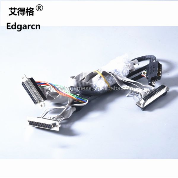 IDC Connector Closed End Type Cable Assembly for PCBA AMP 2.54 Mm Mirror Wire Harness for Truck Pin Connector Automobile Edgarcn