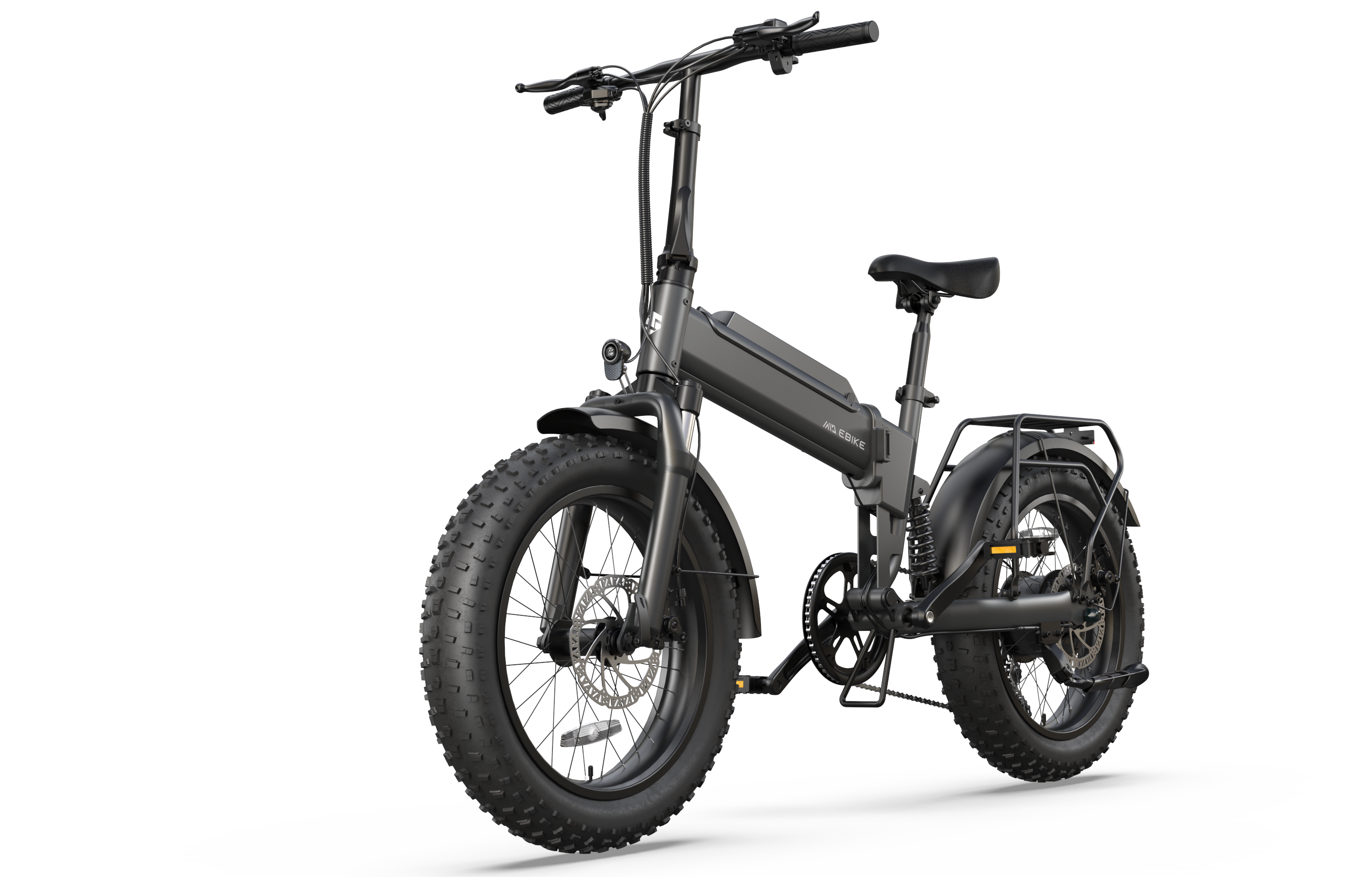 F00C 20''*4.0 750W Brushless Electric Bike Rear Hub Motor 36v Moped-style Fat Tire Integrated Battery Power Supply Lithium