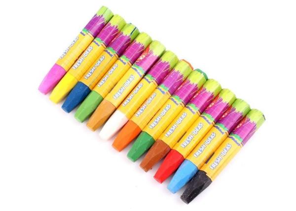 12 PCS 88x8mm oil pastel wax crayon/ 12 PCS Eco-friendly colorful 8oil pastel wax crayon