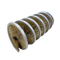 Cinturón de limpieza de alambre de cobre con brocha de alambre en espiral