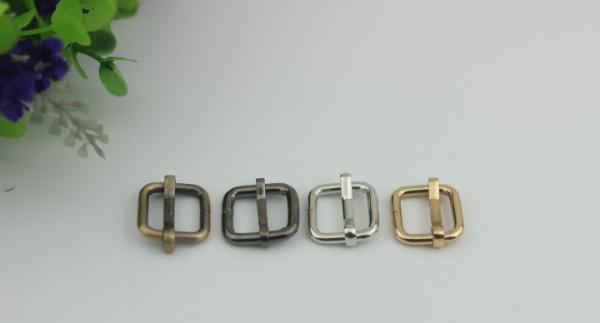Women handbag leather 13 mm multicolor iron metal adjustable slide buckles