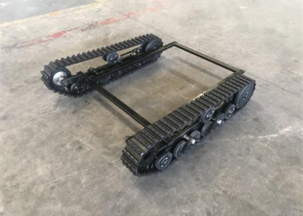 1180 * 890 * 285mm Rubber Track Undercarriage System With 200kg Load Capcity