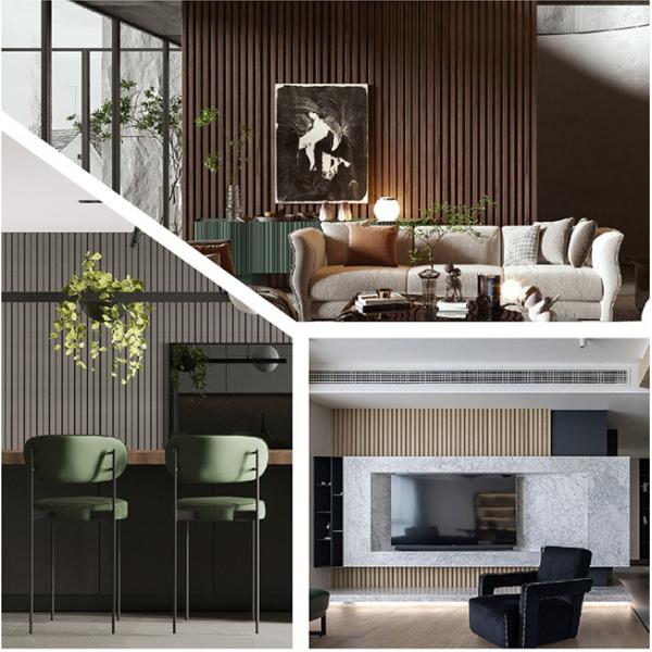 Водоустойчивый интерьер 200*28mm ISO9001 панелей стены тимберса Mouldproof