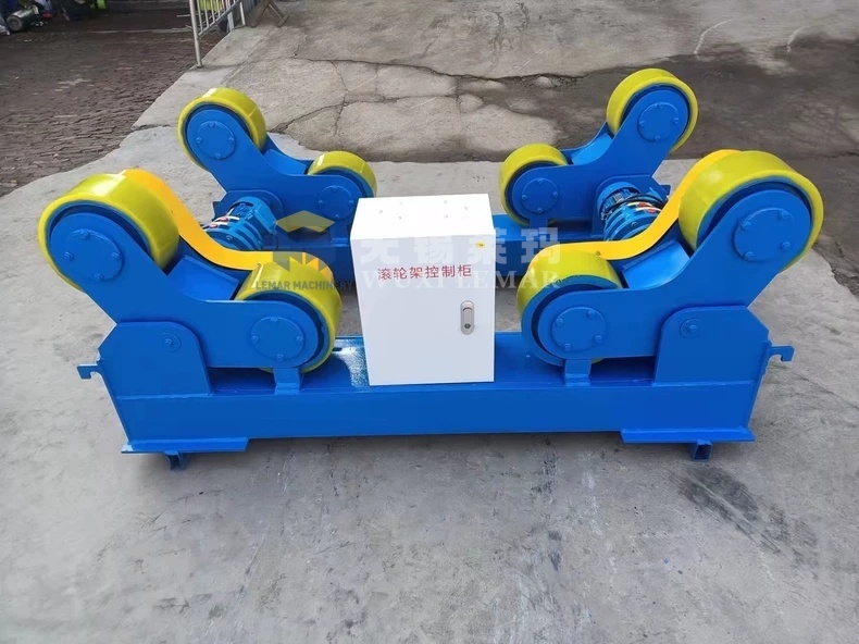 10 Ton Self Aligning Storage Tank Turning Rolls VFD Welding Rotator for Stainless Steel Tank