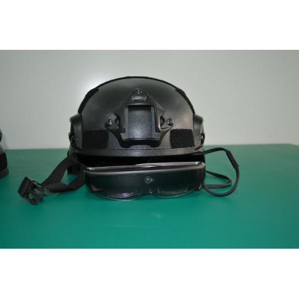 Real Time Infrared Temperature Measuring Helmet / Smart Helmet Measures