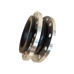 Rubber Flanged Rubber Expansion Joint Ss316 Flexible Rubber Joint Flange Of Single Ball