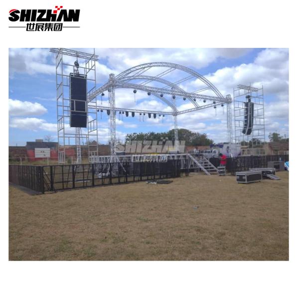 Система в реальном маштабе времени платформы этапа концерта ферменной конструкции крыши скорости алюминиевая складная