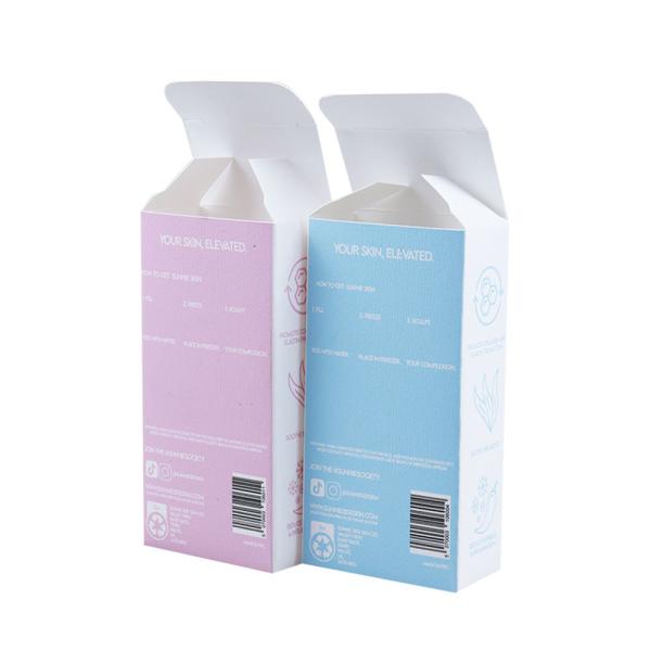 Boîte cosmétique emballage de soins de la peau boîte en papier personnalisée pour le maquillage produits de soins de beauté hommes