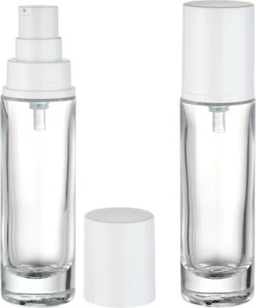 PP Cap Glass Cosmetic Pump Bottle For 20/410 20mm 18mm Glass Bottle