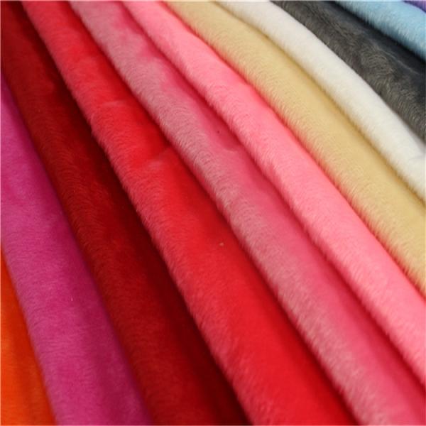 soft toy fabric suppliers micro velboa/velvet fabric velboa fabric for winter