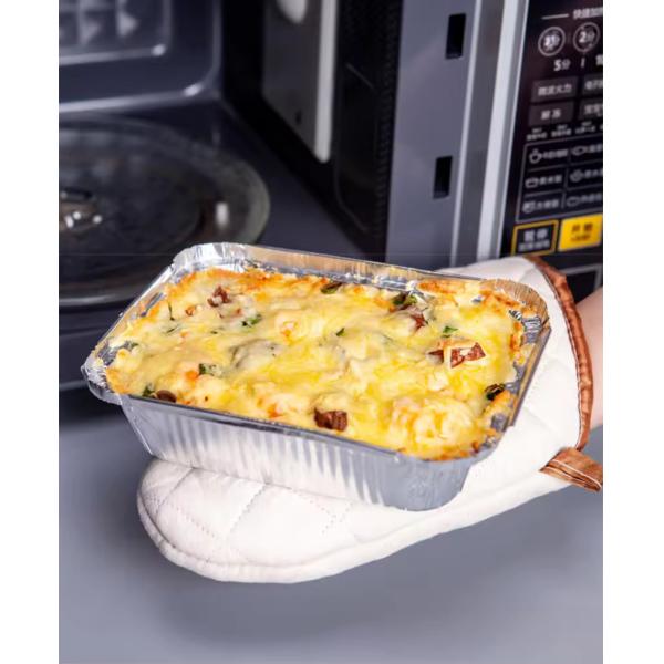 57.4 Fl Oz Aluminum Casserole Pan Disposable Casserole Containers