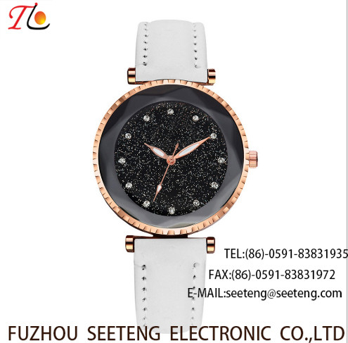 Wholesale Ladies Watch PU Watch PU Strap Alloy Case Refined Dial Fashion Watch